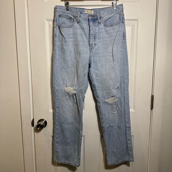 Madewell The Dadjean in Millman Wash: Ripped Edition - Picture 3 of 7